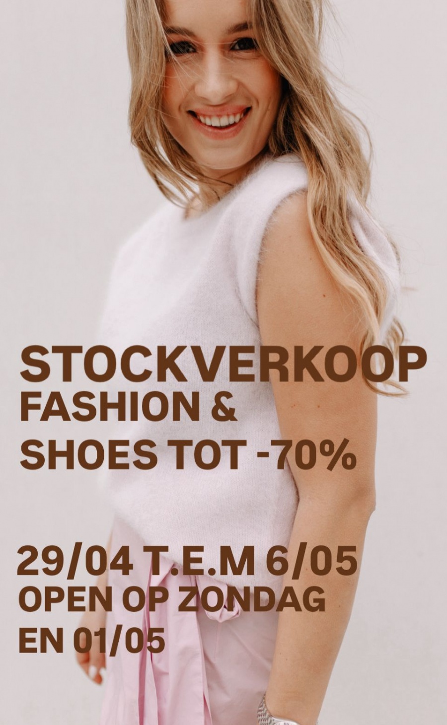 Stockverkoop Dresscode fashion en shoes