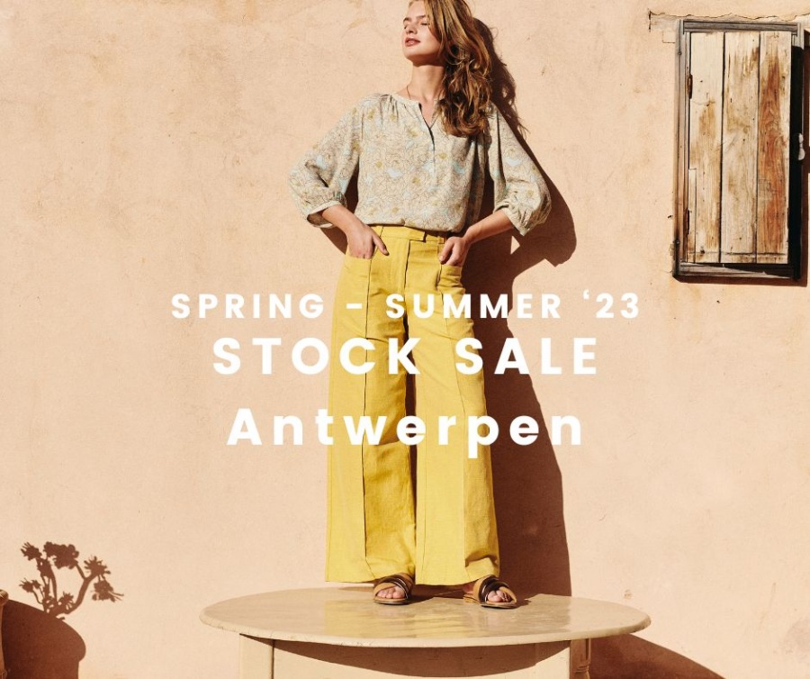 Nathalie Vleeschouwer stockverkoop Antwerpen