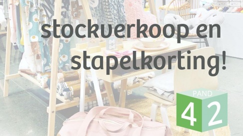 Stockverkoop en stapelkorting in Pand 42