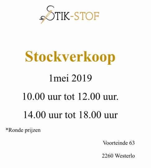 Stockverkoop stoffen