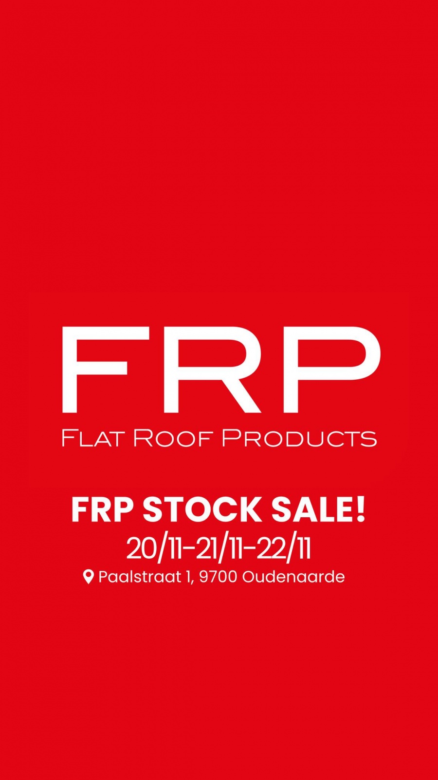 Flat Roof Products stockverkoop