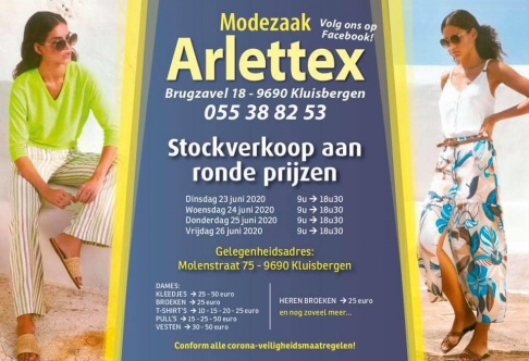 Stockverkoop Arlettex