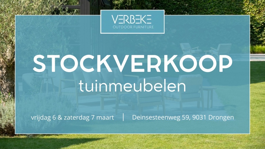 Verbeke Outdoor stockverkoop