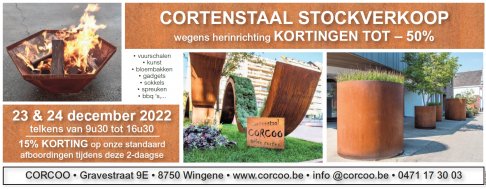 Cortenstaal stockverkoop