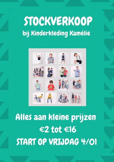 Stockverkoop bij Kinderkleding Kamélie