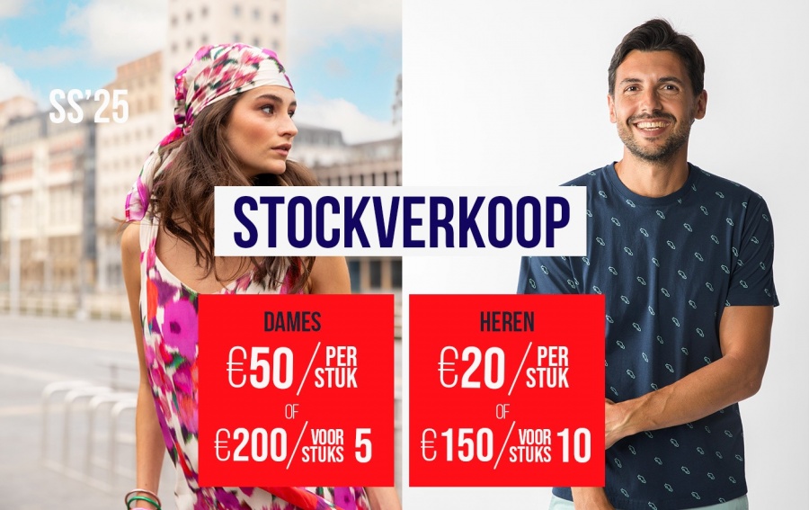 Stockverkoop Four Roses en Bronson - grote keuze dames en heren zomer 25