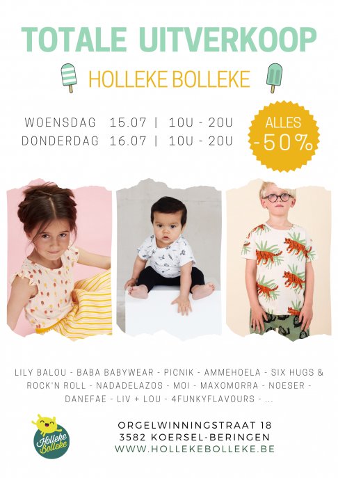 TOTALE UITVERKOOP - Kinderkleding Holleke Bolleke