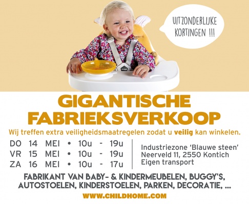 Gigantische Fabrieksverkoop Childhome