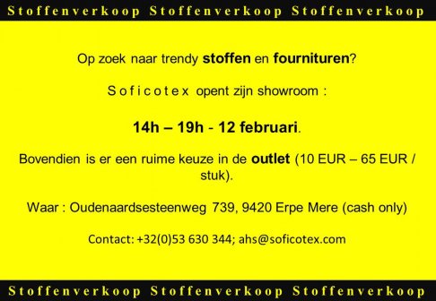 Stoffenverkoop Damesstoffen & Outlet Dameskledij