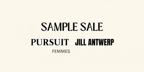  Pursuit-Femmes / Jill Antwerp sample sale