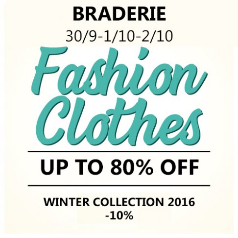 Braderie 30/9-1/10-2/10