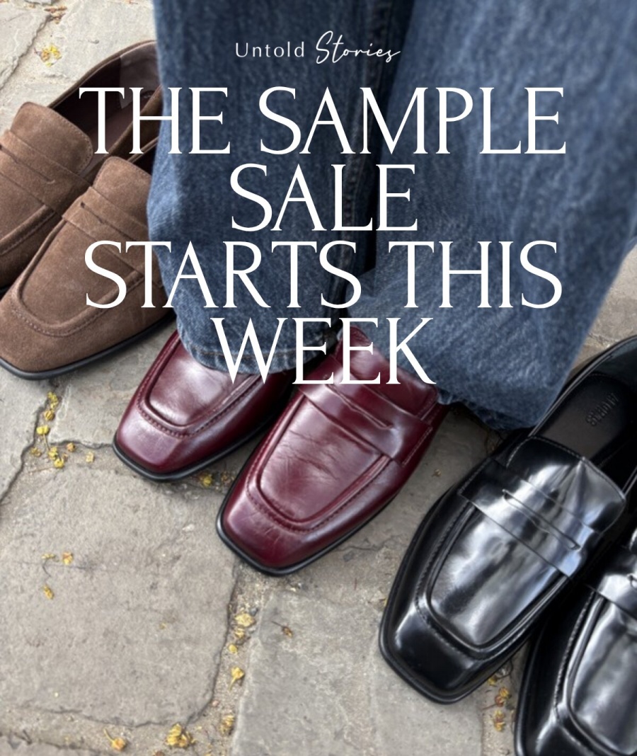Untold Stories sample sale