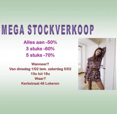 Stockverkoop Katwalk Lokeren