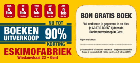 Boekenuitverkoop Gent