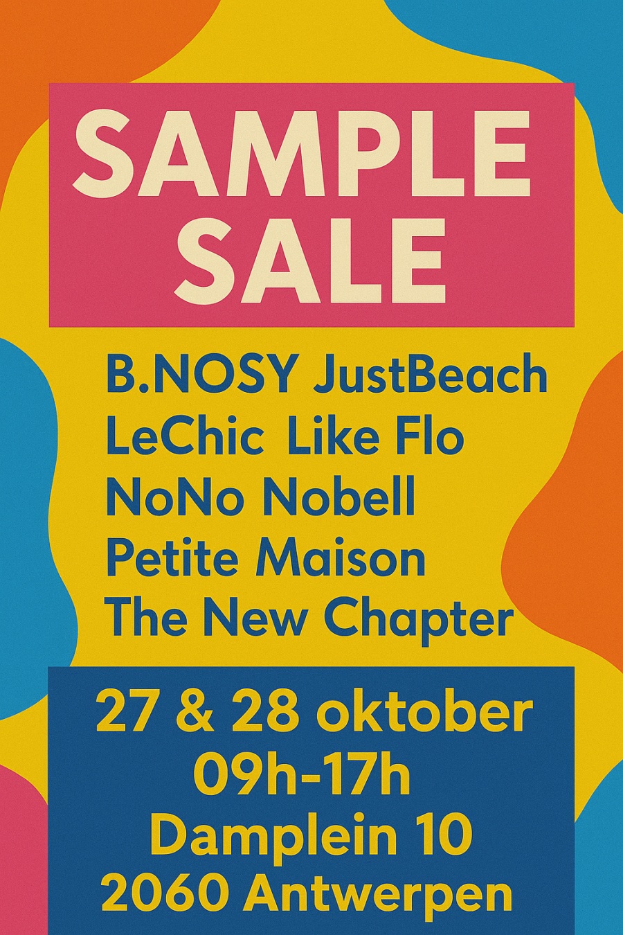 Sample sale van diverse kinderkledingmerken