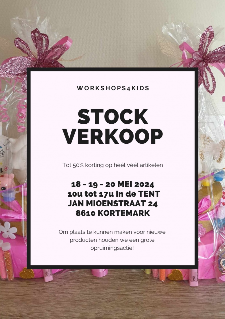 Workshop4kids stockverkoop