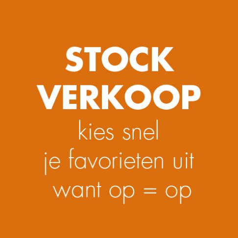 stockverkoop kleding op vrijdagnamiddag 27 november van 13u30 tot 18 uur en zaterdag gans de dag van 9,30 tot 12 en van  13,30 tot 18 uur