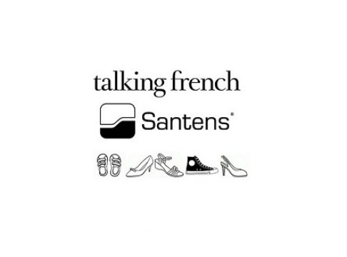 Stockverkoop dameskleding Talking French, badlinnen Santens en merkschoenen (dames, heren, kinderen) in Sporthal Extra Time (Hoboken)