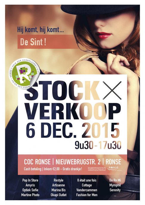 Stockverkoop te Ronse - Liquidation de stock à Renaix