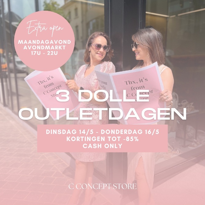 C Concept Store --  3 dolle outletdagen 