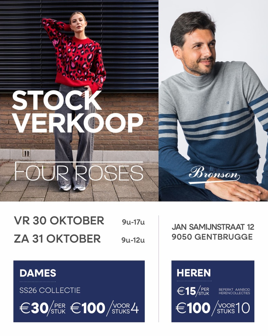 Stockverkoop Four Roses en Bronson