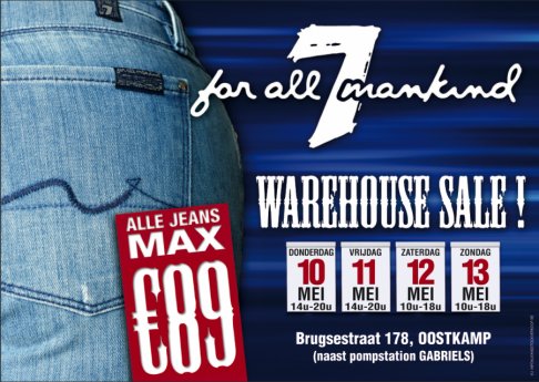 7 for all mankind warehouse sale