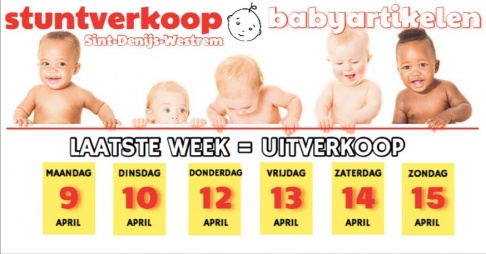 Uitverkoop outlet babyartikelen Gent