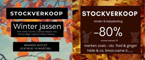  Stockverkoop Brands outlet Mortsel