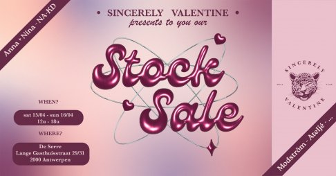 Stock Sale by Sincerely Valentine