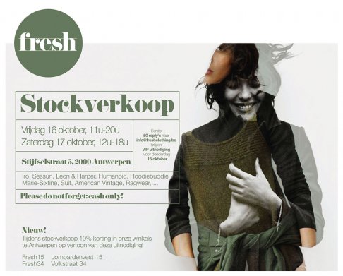Stockverkoop Fresh