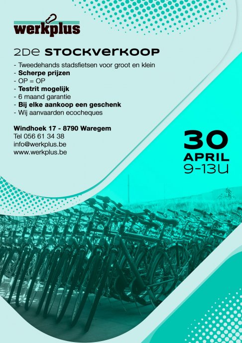 Stockverkoop tweedehandsfietsen