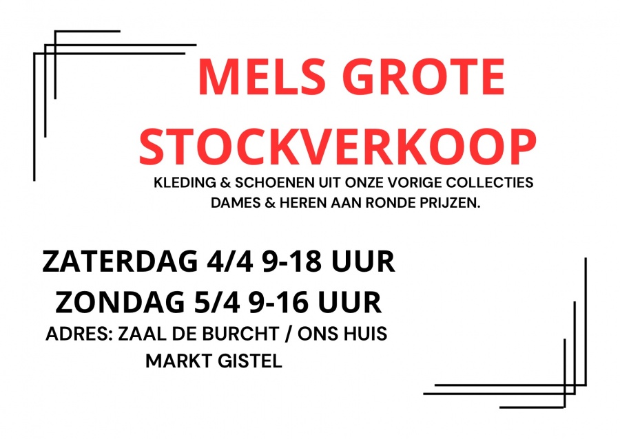 Mels Stockverkoop