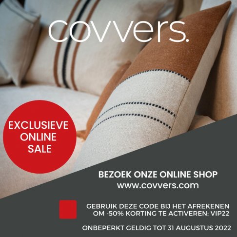 Covvers -Exclusieve Interieur Kussens - Online Stockverkoop