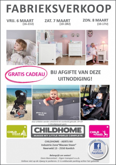 Fabrieksverkoop Childwood en Childwheels