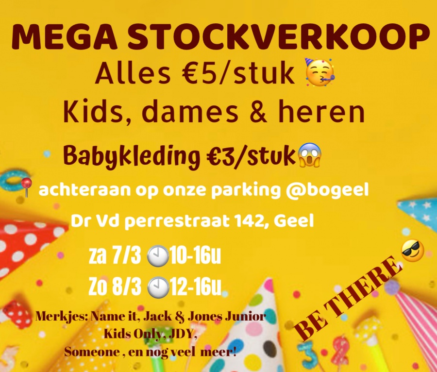 Mega Stockverkoop baby’s, kids en dames