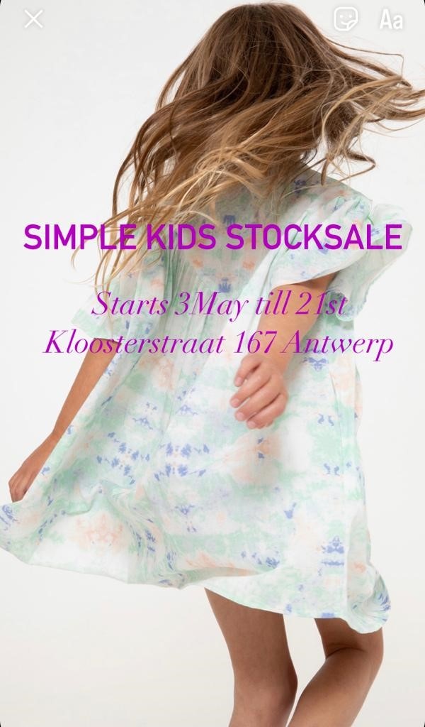 Stockverkoop Simple Kids
