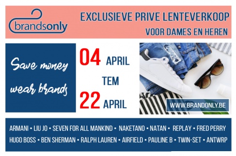 Lenteverkoop  Brands Only Antwerpen