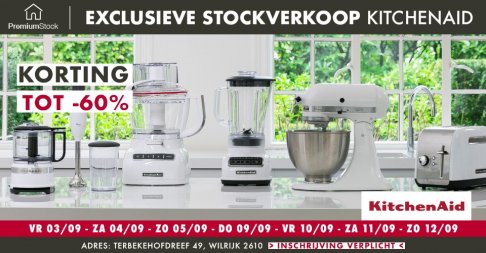 Kitchenaid stockverkoop