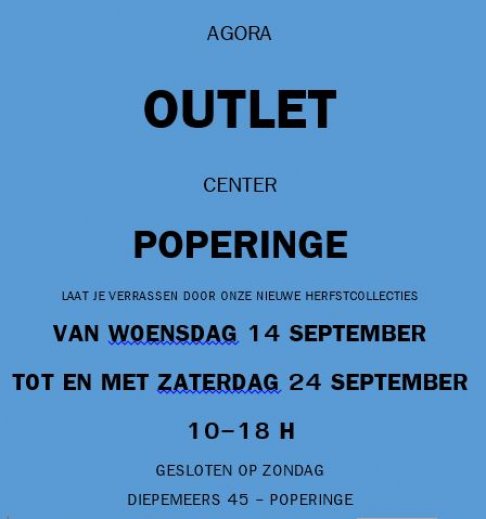 agora OUTLET center POPERINGE