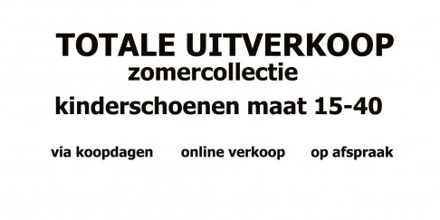 Totale uitverkoop Kinderschoenen Labota