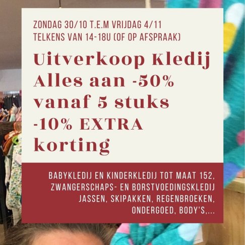 Yomi & Loutje Uitverkoop Kledij