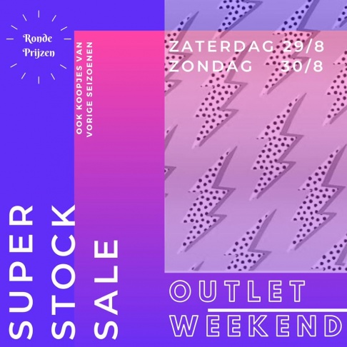 Studio Noir stocksale  outlet weekend