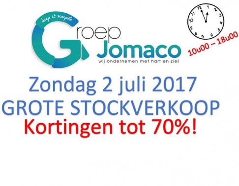 Stockverkoop Groep Jomaco 