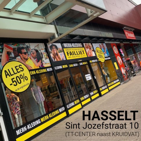 Failliet verkoop Merk-Kleding Hasselt - 2