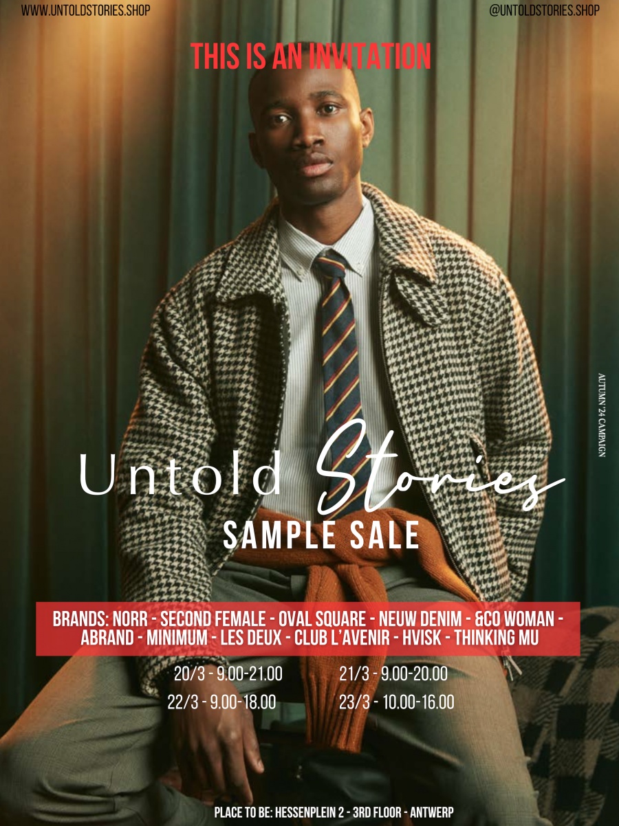 Untold Stories sample sale