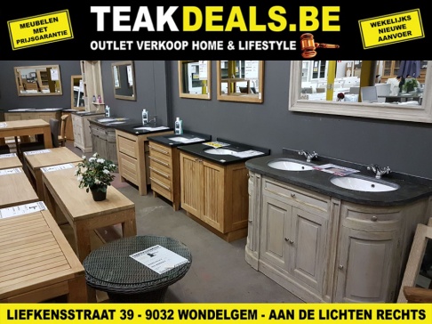 FEBRUARI OUTLET - Interieur- & Badkamermeubelen - Eettafels, Stoelen, Clubzetels, Kasten, Dressoirs, Vitrines, Bureautafels, Decoratie, Badkamerkasten, Tuinmeubelhoezen,... - 3