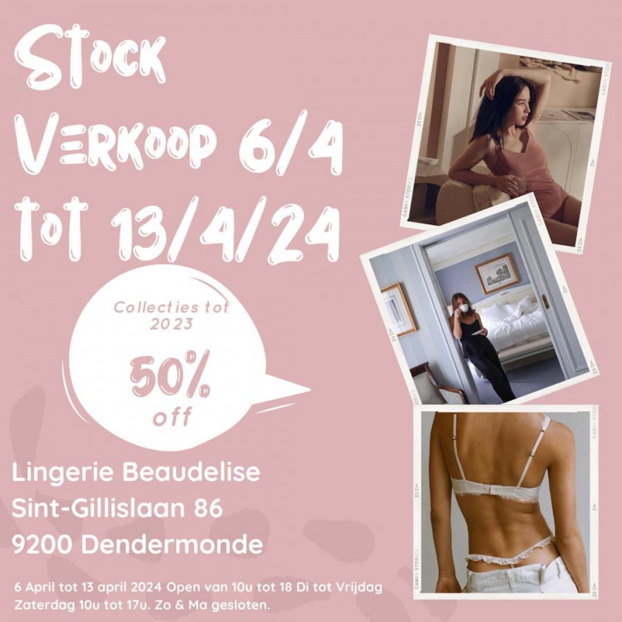 Lingerie Beaudelise stockverkoop