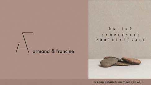 Online prototype en sample sale Armand&Francine