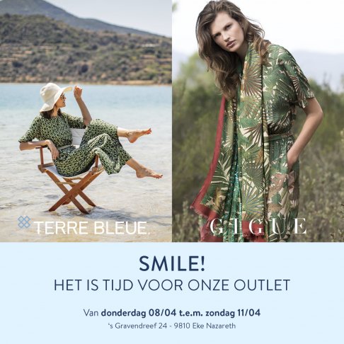 Outletverkoop Terre Bleue dames en Gigue