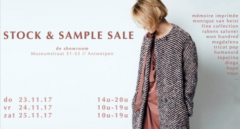 Stock and Sample Sale De Showroom and Garderobe Nationale